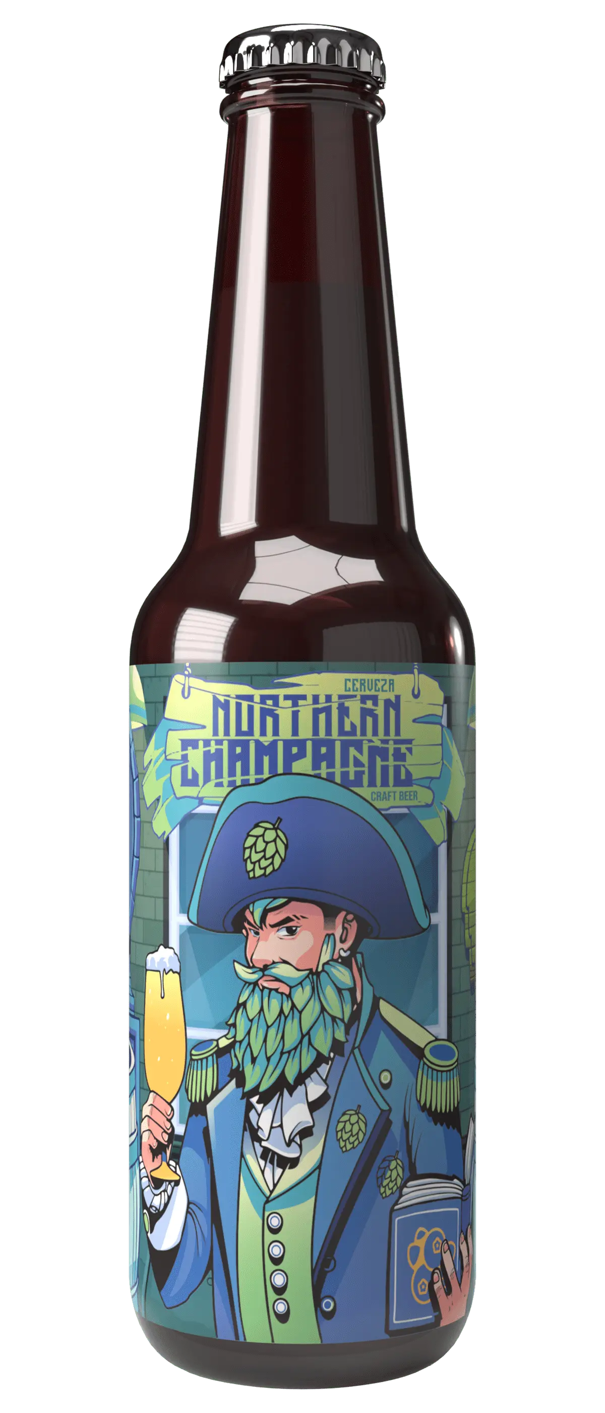 cerveza champaña del norte botella