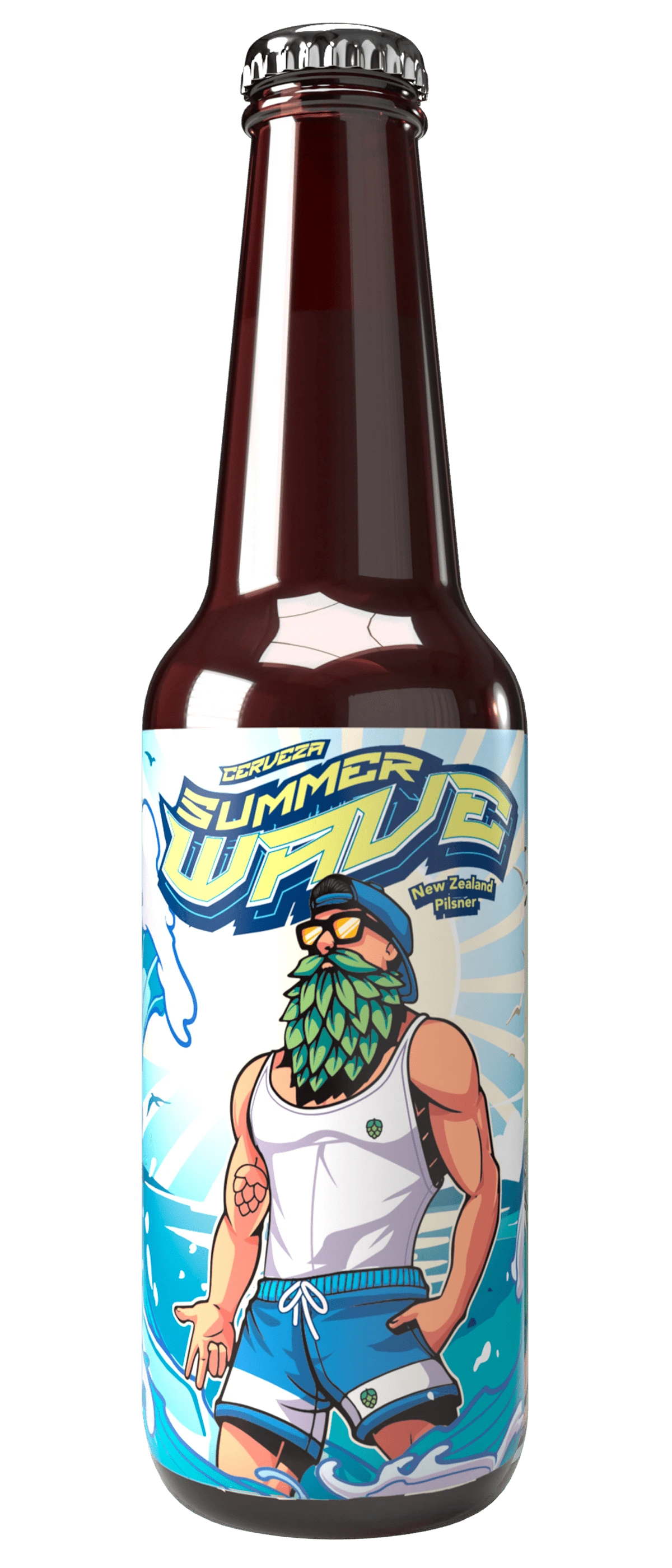 cerveza summer wave botella